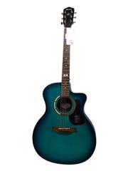 MANTIC GT-1GCGR ACOUSTIC GUITAR TEAL CUTAWAY BODY